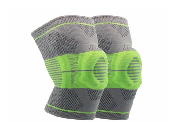 CHINA Color respirable elástico plano de la ayuda T de la rodilla del deporte que hace punto 3D modificado para requisitos particulares proveedor