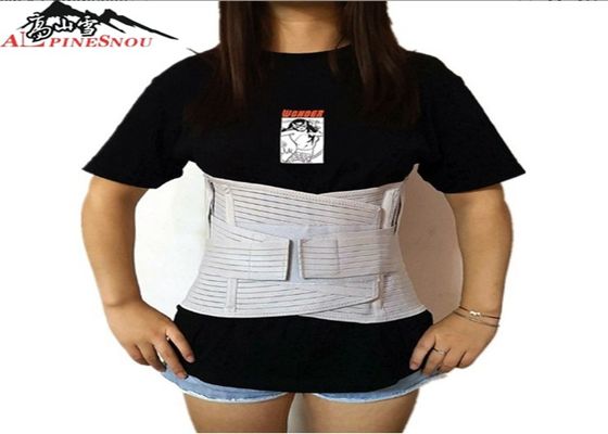 CHINA Color industrial del gris de la correa del alivio del dolor de la cintura de la protección de la cintura del apoyo trasero proveedor
