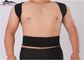 Ayuda unisex favorable respirable de la cintura y de la parte posterior de la correa de la ayuda de la cintura de la postura correcta negra proveedor