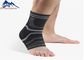 Ayuda elástico del vendaje del tobillo de la compresión que hace punto con el silicón para el protector del cuerpo de deporte proveedor