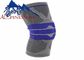 Tela elástico del apoyo de la ayuda de la rodilla de los cojines del silicón de la manga 3D de la rodilla de la compresión alta proveedor