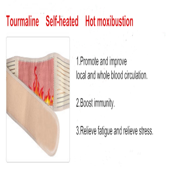 Uno mismo del Tourmaline que calienta el apoyo magnético de la correa de la terapia de la cintura de la correa caliente de la ayuda