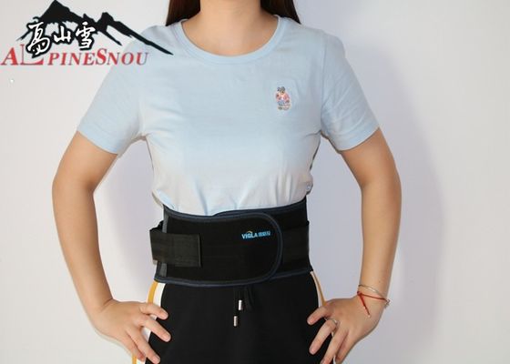 CHINA Correa de la ayuda de la cintura del abdomen del paño de malla con el color neto del negro del bolsillo proveedor